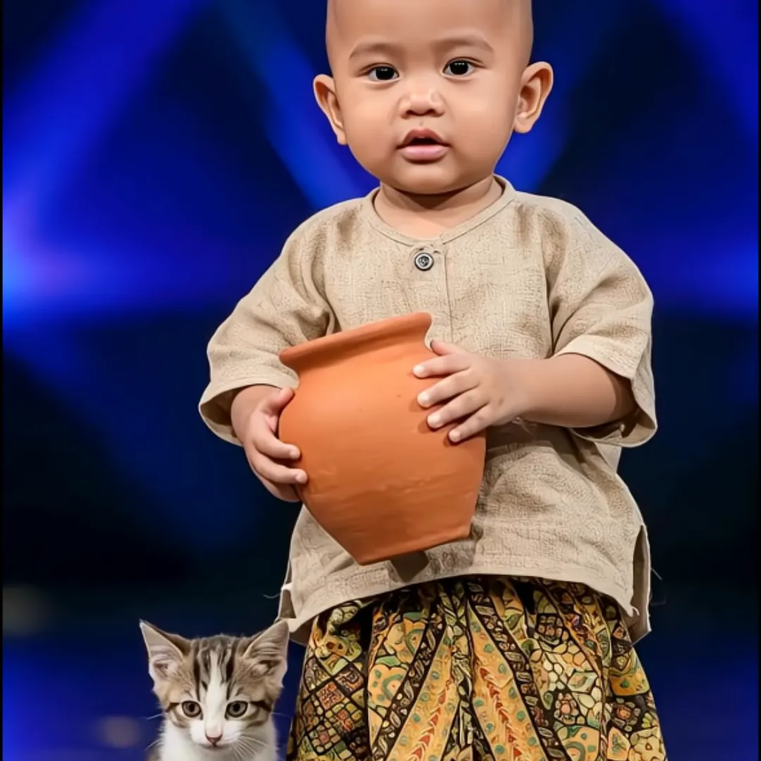Baby and Her Cat Brighten Up the Talent Show – AGT Stunned and Delighted by Their Cute Trick Baby and Her Cat Brighten Up the Talent Show – AGT Stunned and Delighted by Their Cute Trick