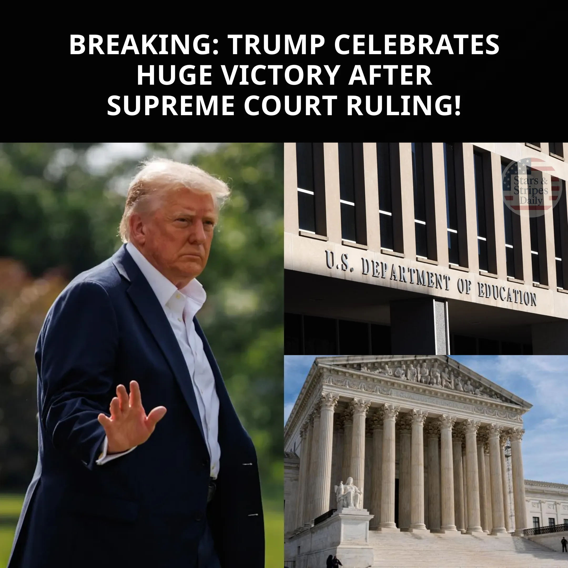 Supreme Court Grants Trump Victory, Clears Path for Massive DOE Layoffs