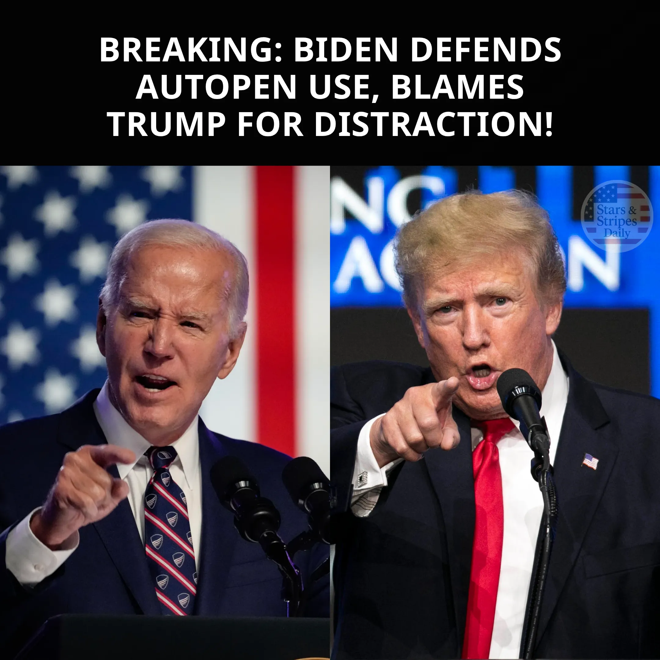 Former President Joe Biden Breaks Silence on Autopen Controversy, Blames Trump for Stirring Distraction