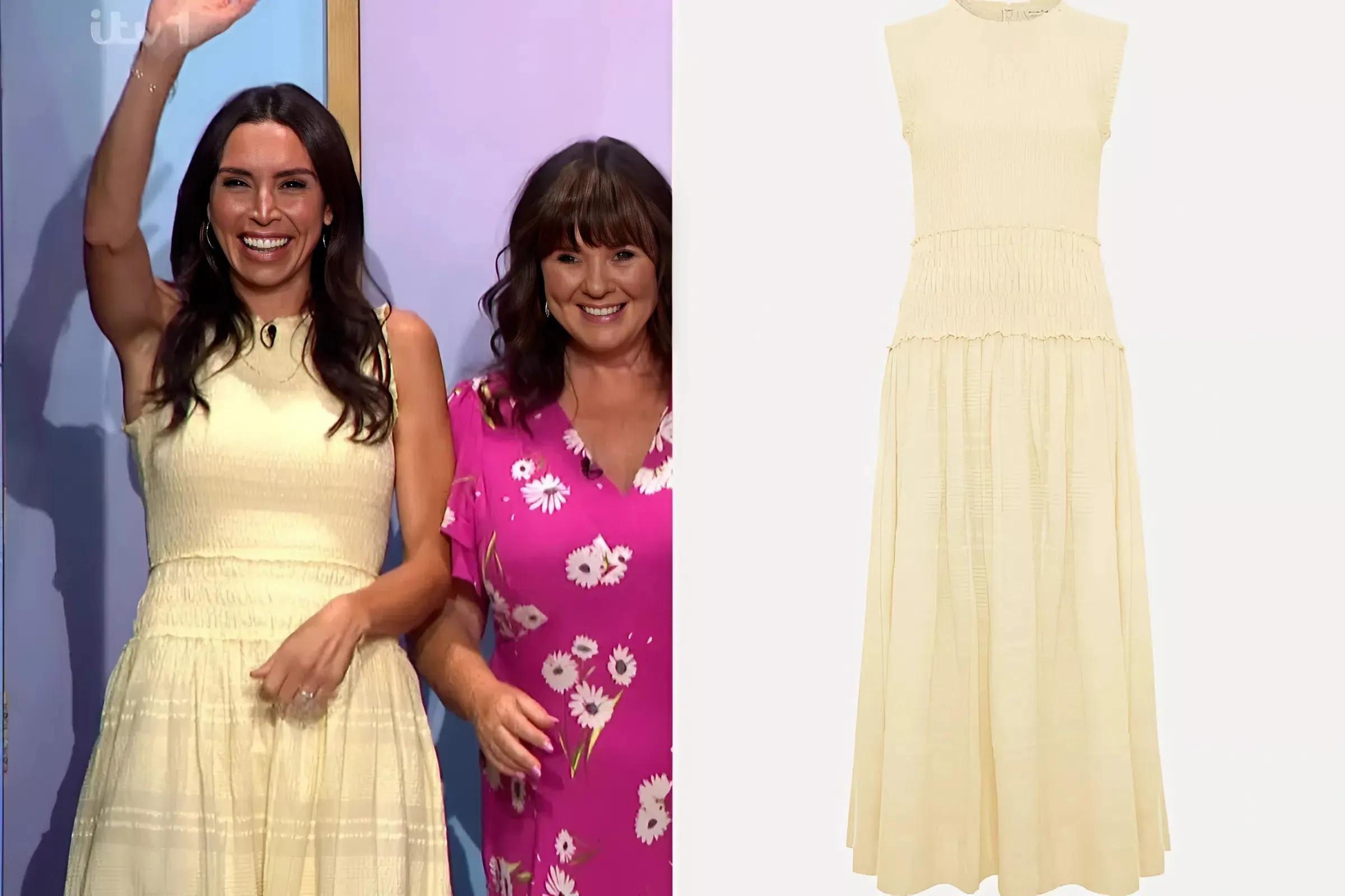 Christine Lampard Stuns in the Perfect 'No-Iron' Holiday Dress in This Season's Hottest Color trucc
