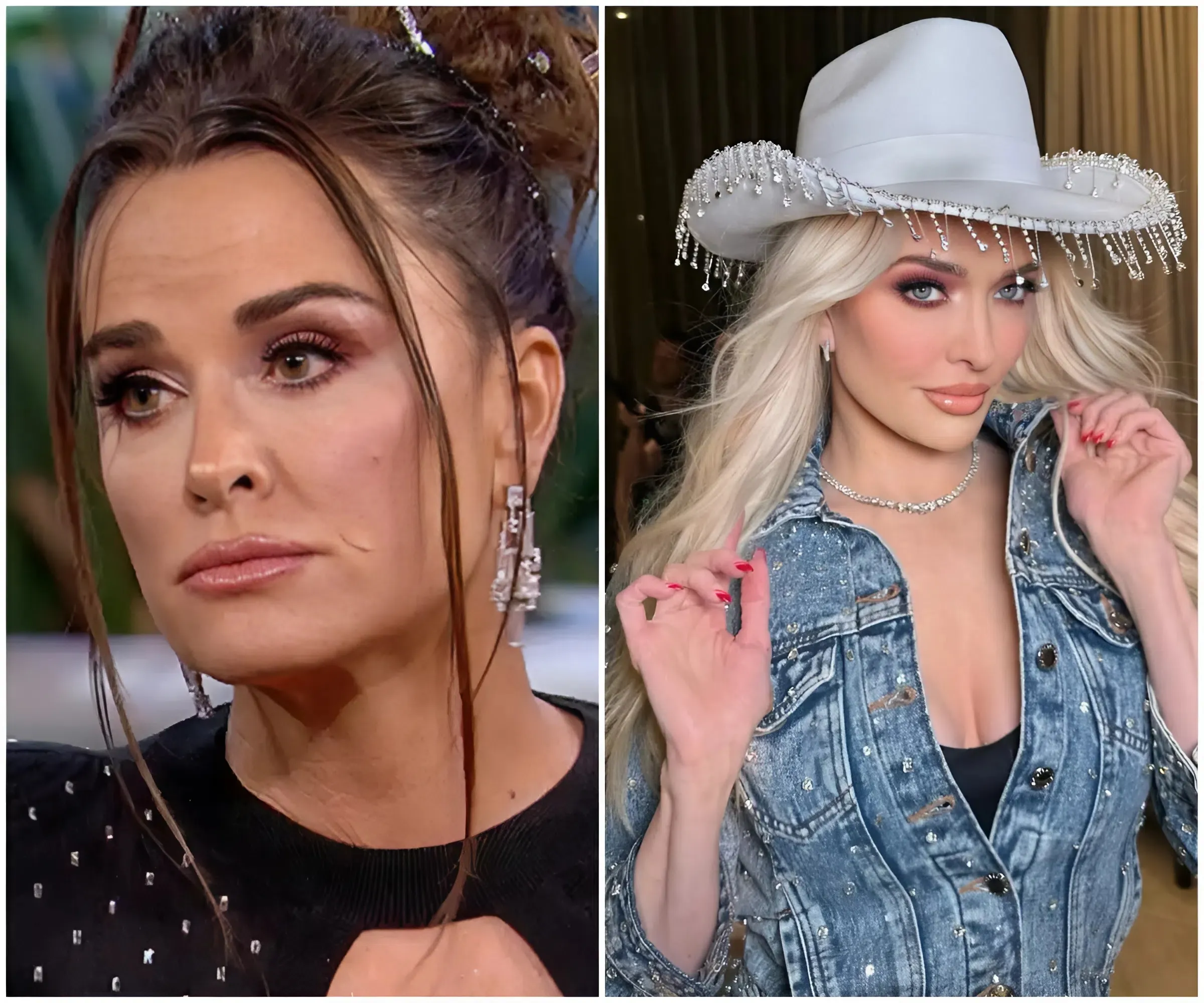 "Kyle Richards 'Criticizes' Erika Jayne After Leaving Flirty Comment About Mystery Man Stirs Up Drama!"