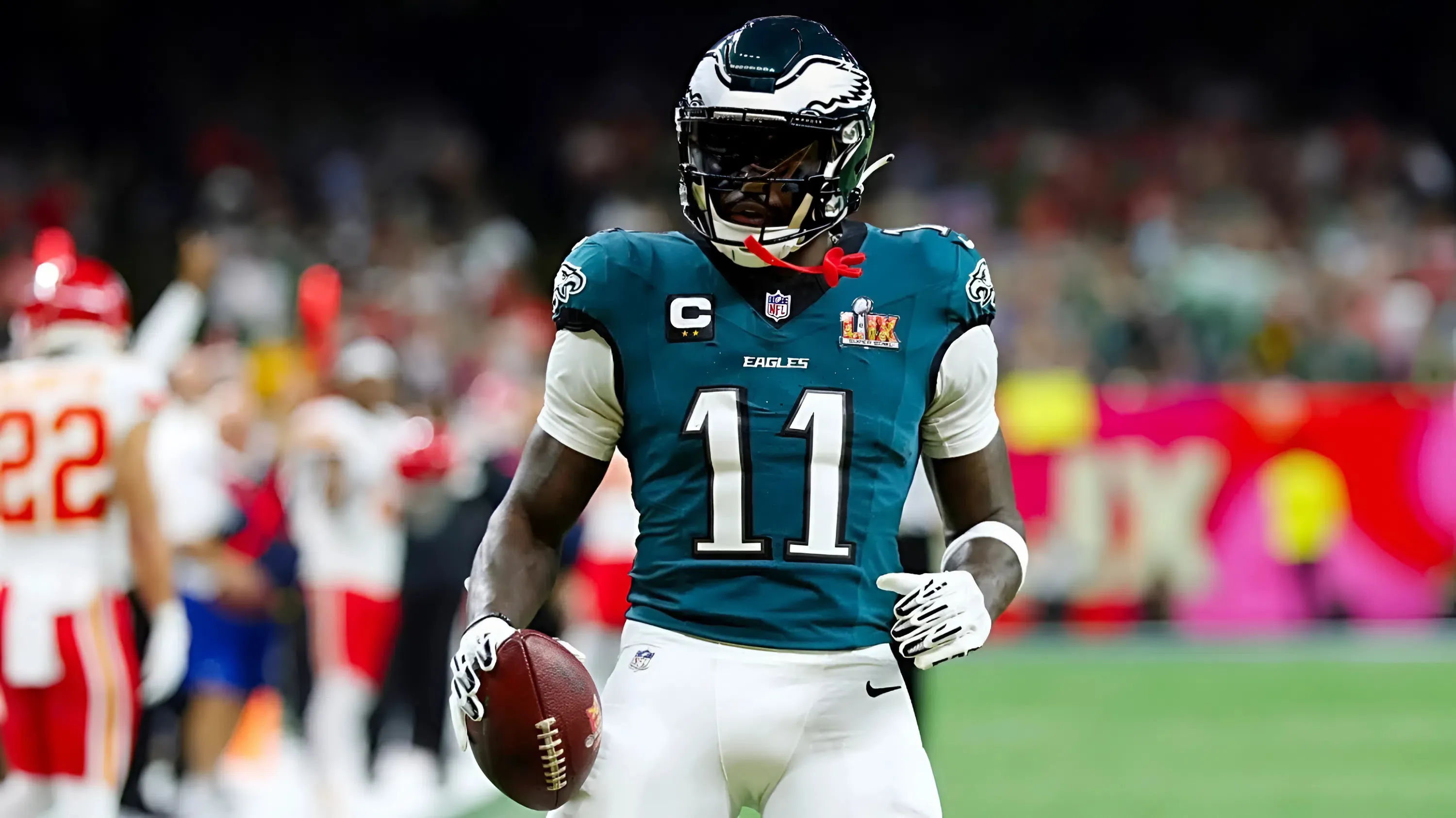 Eagles' A.J. Brown is asking fans to say a special crowd chant for his big plays in 2025