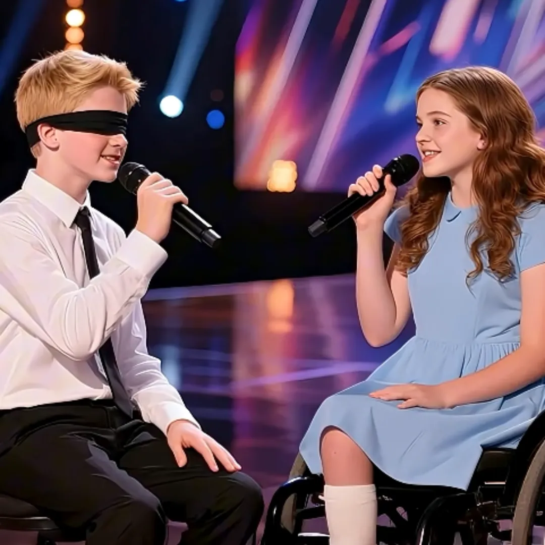 Unforgettable Performance at AGT: Two Children Overcome Adversity with a Powerful Duet