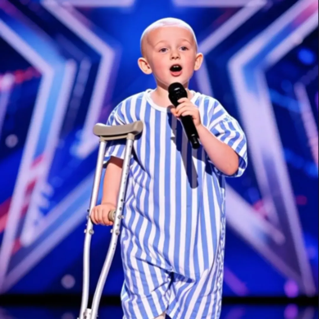 Seven-Year-Old With Prosthetic Leg Sings His Heart Out on AGT, Leaving Judges in Tears