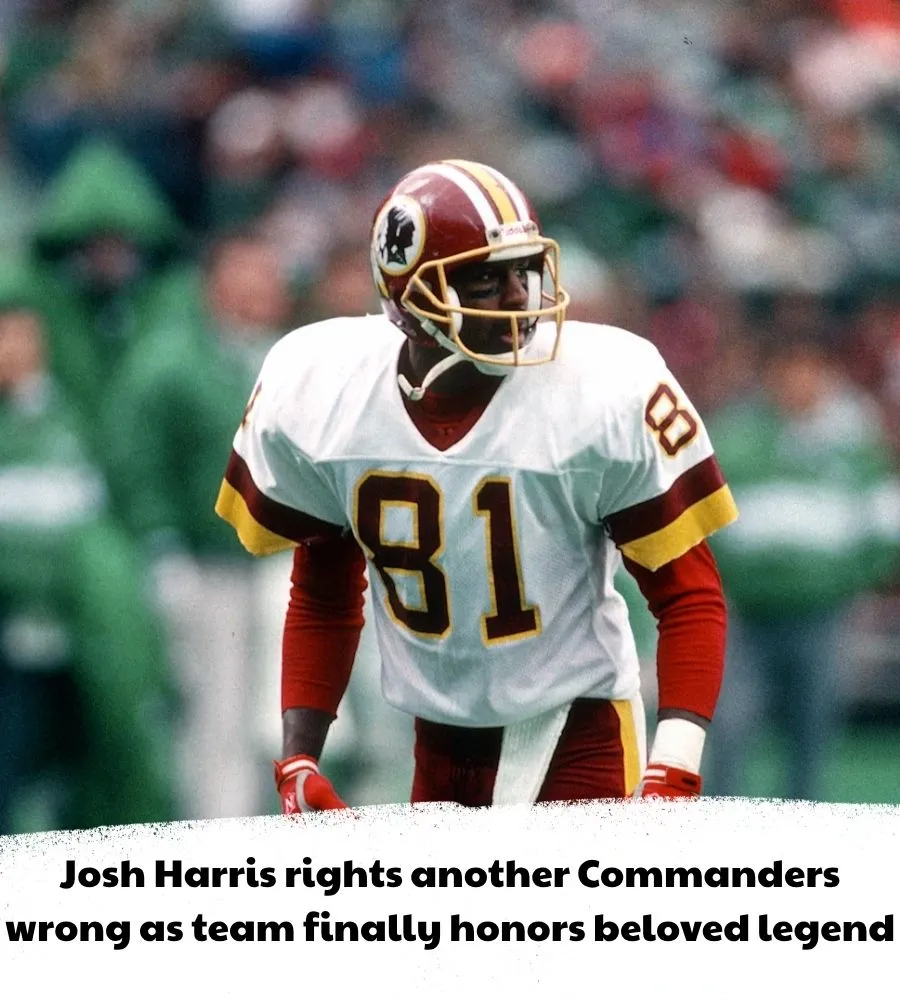 Josh Harris rights another Commanders wrong as team finally honors beloved legend