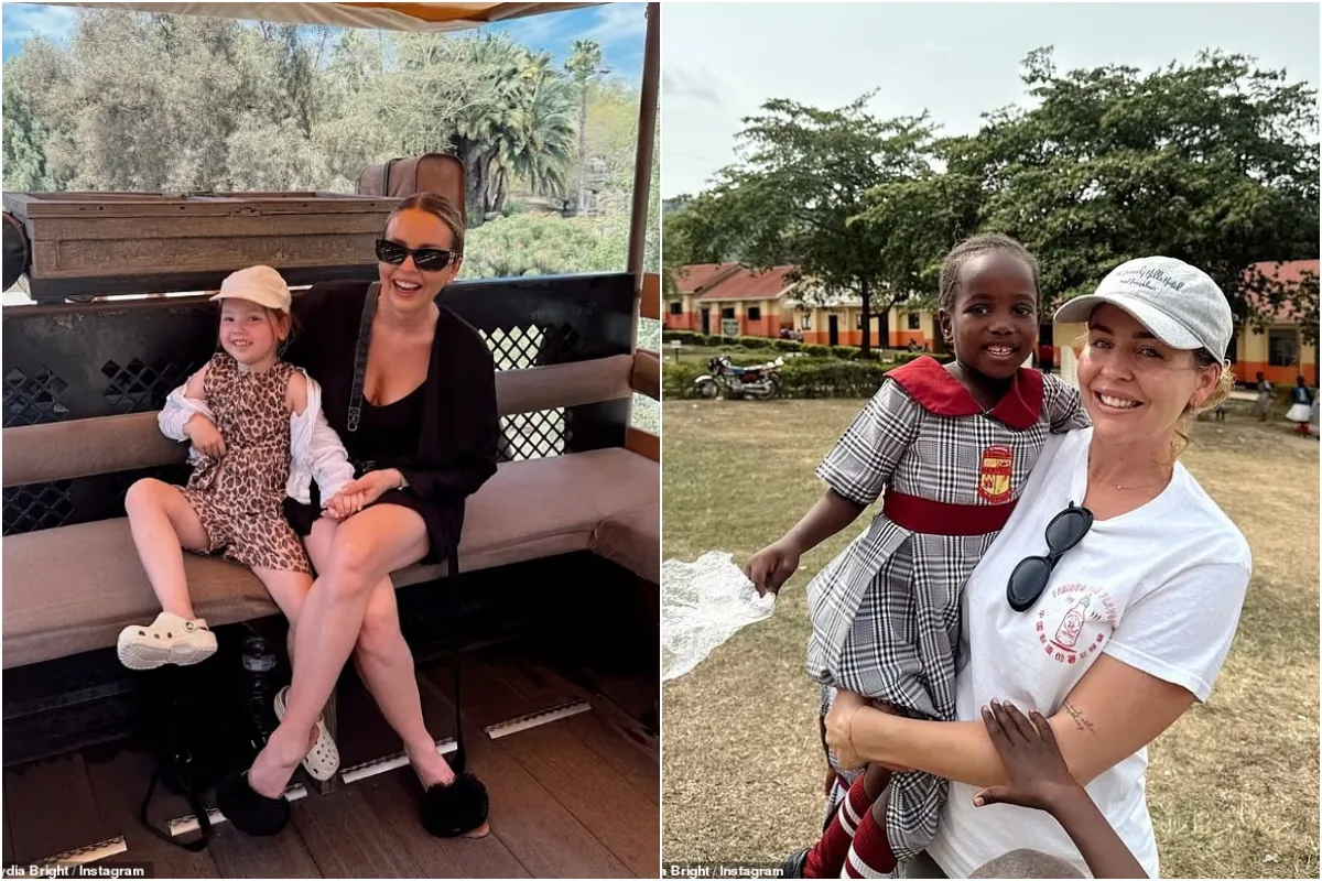 Lydia Bright breaks down in tears as she meets Ugandan family her daughter Loretta, five, sponsored after donating her birthday money ngocc