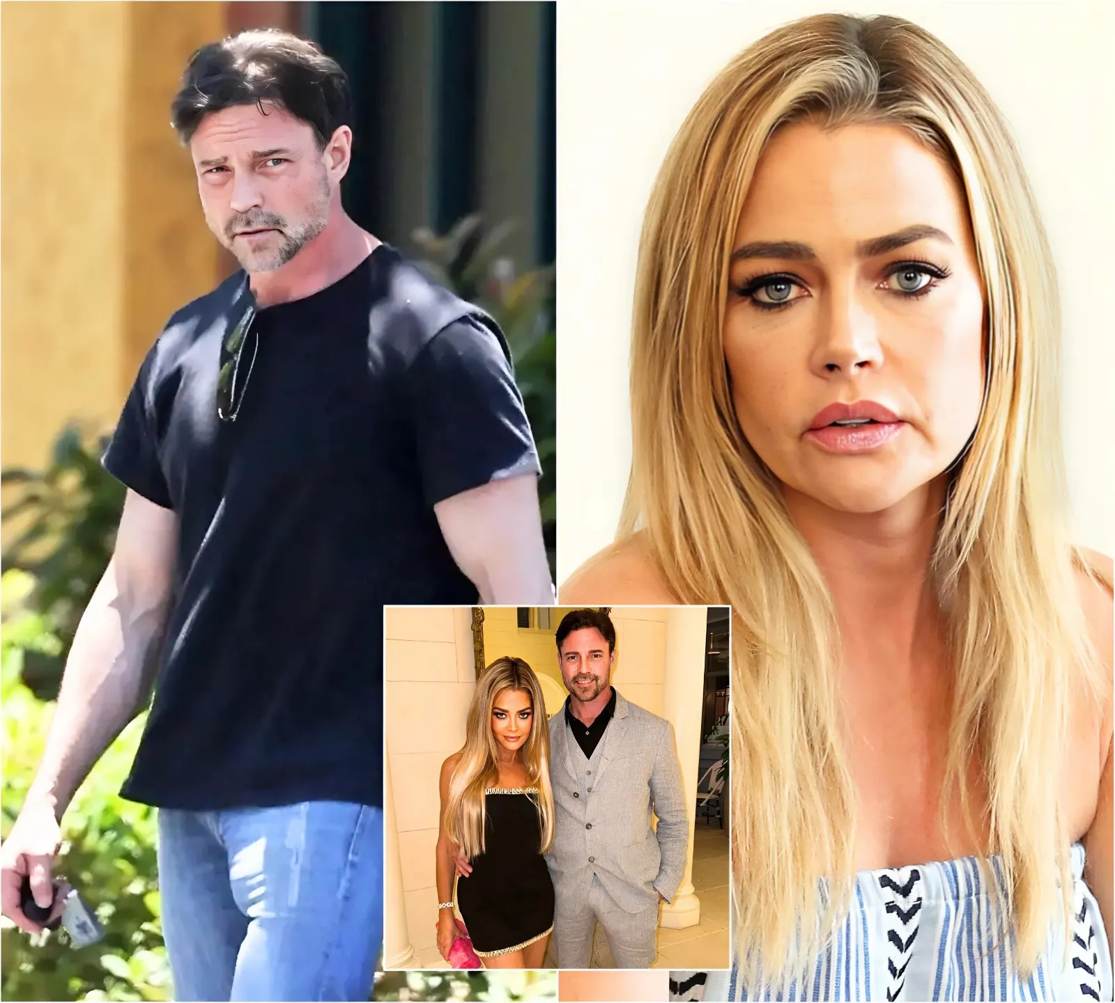 Denise Richards’ estranged husband, Aaron Phypers, ditches wedding ring in first sighting since filing for divorce