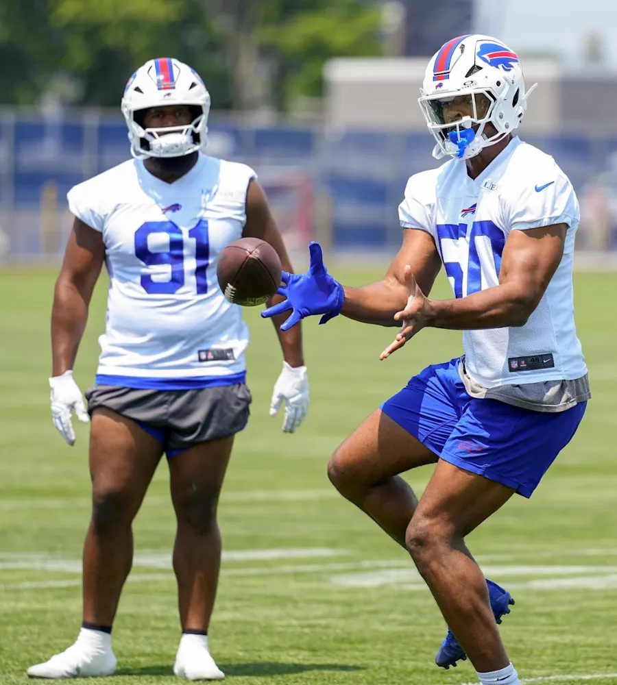 Which Bills are listed as candidates for NFL Defensive Player of the Year?