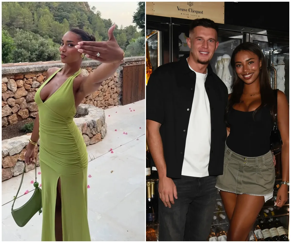 “We’ve been sitting on a bad boy piece of information” – Love Island’s Uma and Wil leave fans in tears as they unveil breathtaking engagement in stunning new photos capturing the exact moment they said yes - suong