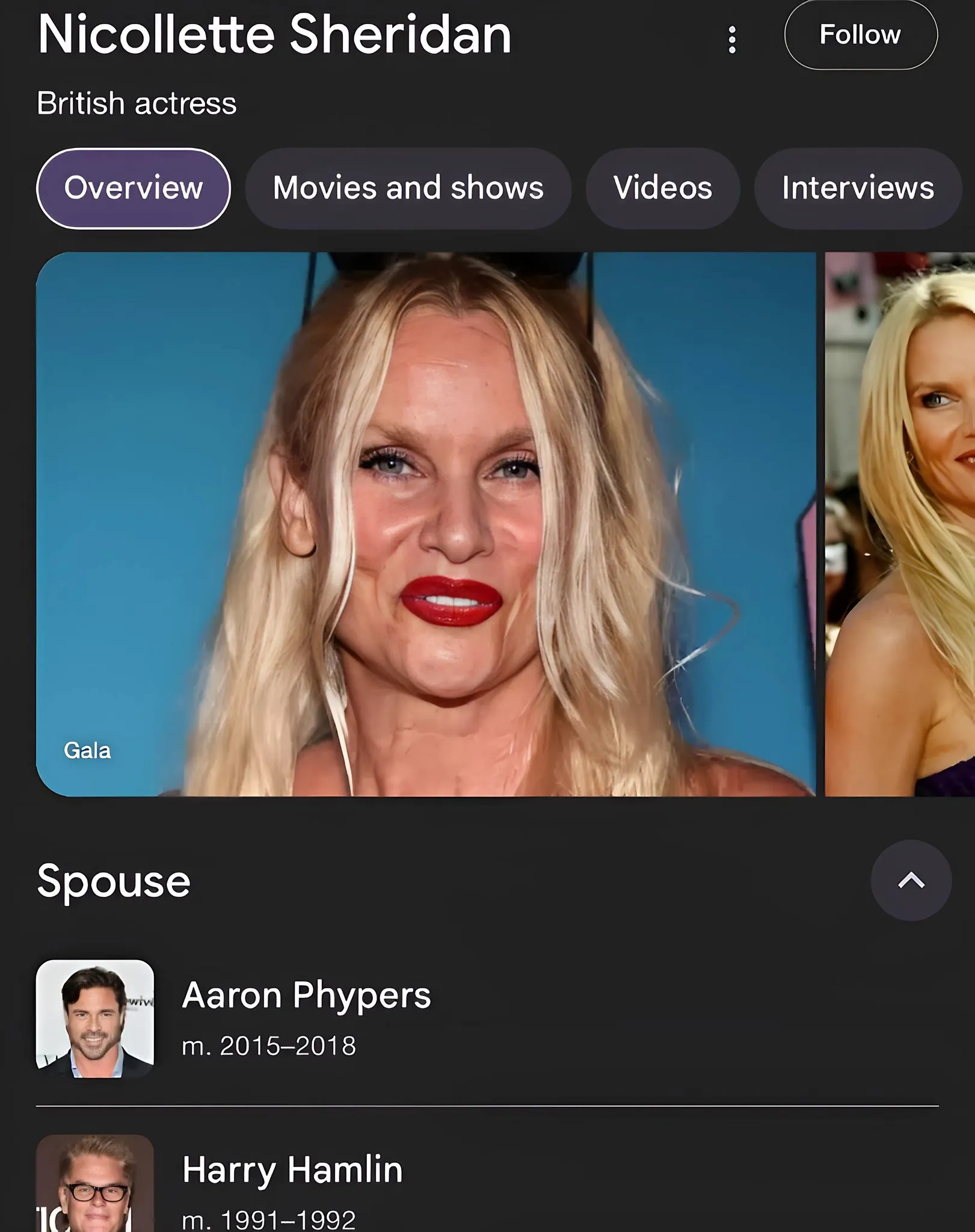 I still can’t get over Nicolette Sheridan being the ex of both Lisa Rinna and Denise Richard’s’ husbands