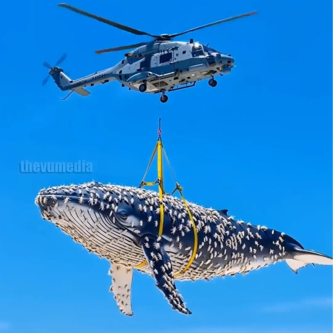 Parasites were killing this whale. What the NAVY did next is incredible