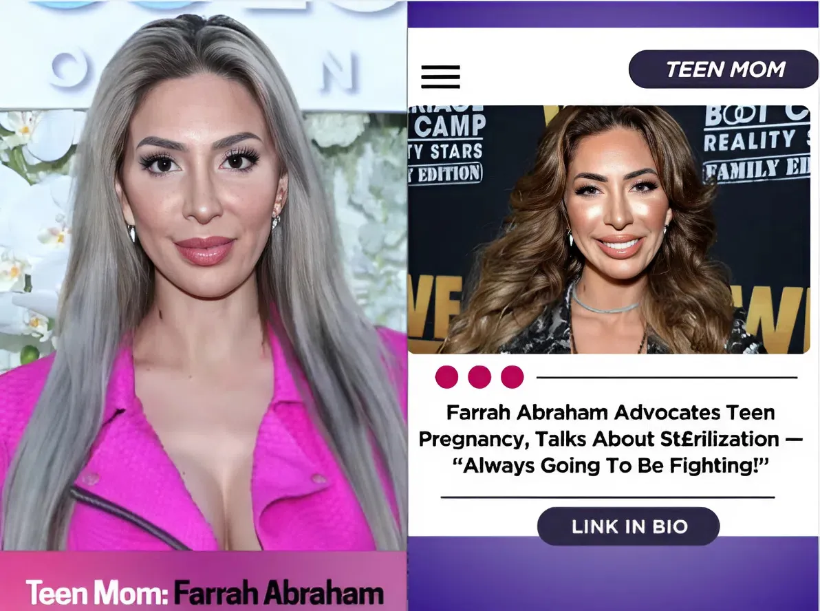 Teen Mom: Farrah Abraham Advocates Teen Pregnancy, Talks About St£rilization — “Always Going To Be Fighting!”