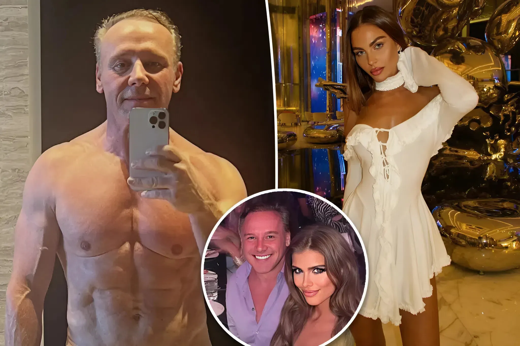 Lenny Hochstein, 59, dating Russian model Alena Kovalenko, 25, after Katharina Mazepa split