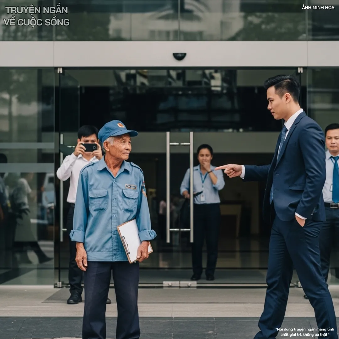 Bị nhân viên trẻ coi thường, ông bảo vệ già can ngăn ẩu đả và sự thật thân phận khiến ai nấy choáng váng.