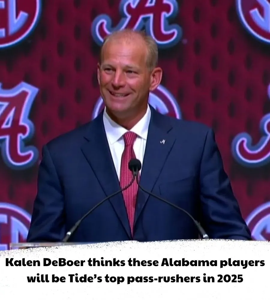 Kalen DeBoer thinks these Alabama players will be Tide’s top pass-rushers in 2025