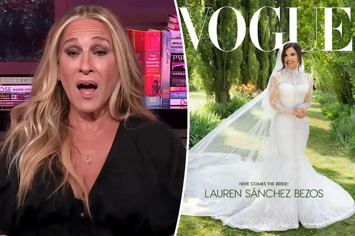 Sarah Jessica Parker's Awkward Moment: Actress Stumbles Over Response to Lauren Sánchez Vogue Cover Question - lulu