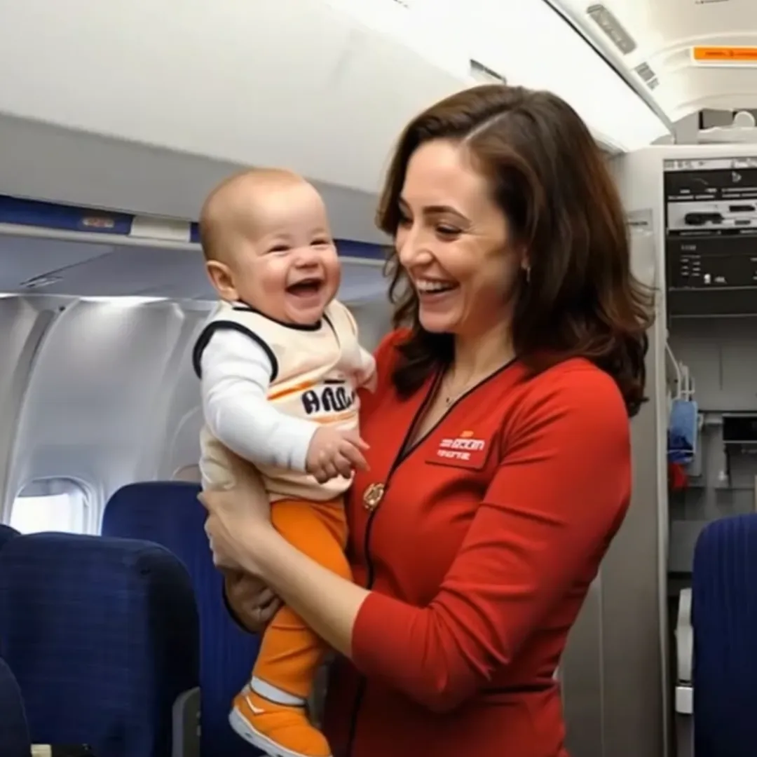 She Thought the Plane Was Empty Until a Cry in First Class Revealed a Baby and a Note That Changed Her Life