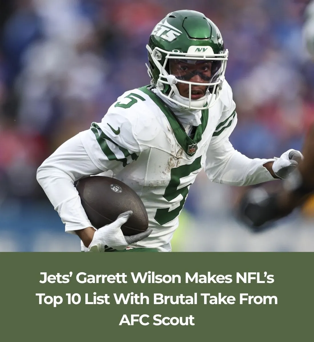 Jets’ Garrett Wilson Makes NFL’s Top 10 List With Brutal Take From AFC Scout
