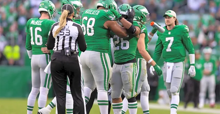 Eagles’ Jordan Mailata gives perfect speech after Saquon Barkley’s ESPYs win