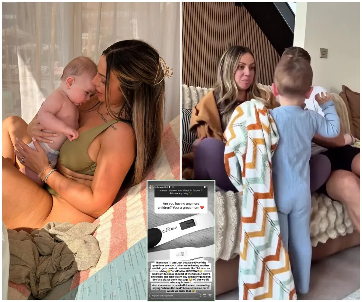 Geordie Shore’s Holly Hagan reveals heartbreaking secret miscarriage just months after welcoming baby AJ, opens up about why she kept silent and how constant pressure over ‘baby number two’ left her struggling in silence - suong