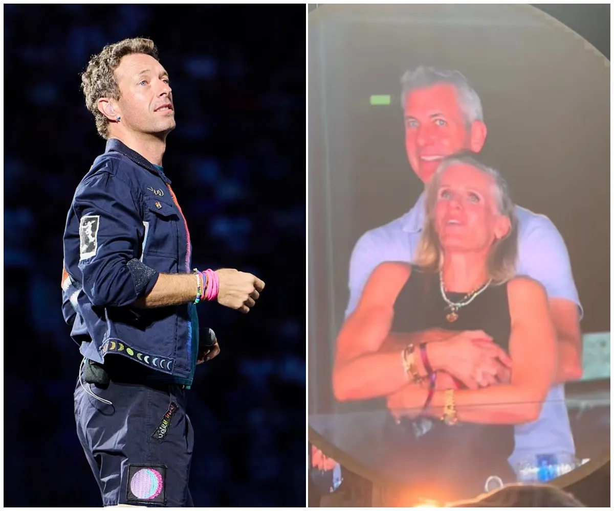“Either they’re having an affair or they’re just very shy” – Chris Martin leaves Coldplay fans in stitches as he catches horrified couple on kiss cam during Boston concert, with viral moment sparking wild theories and racking up millions of views - suong