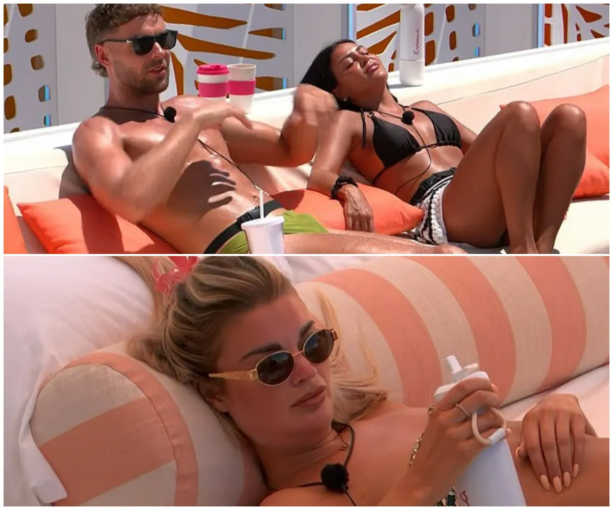 “Take the house off the market if we win” – Love Island fans convinced exes Harry and Emma plotted to get back together on the show after shock flirty chat about splitting the £50k prize… and furious Helena is left fuming over their secret pact - suong