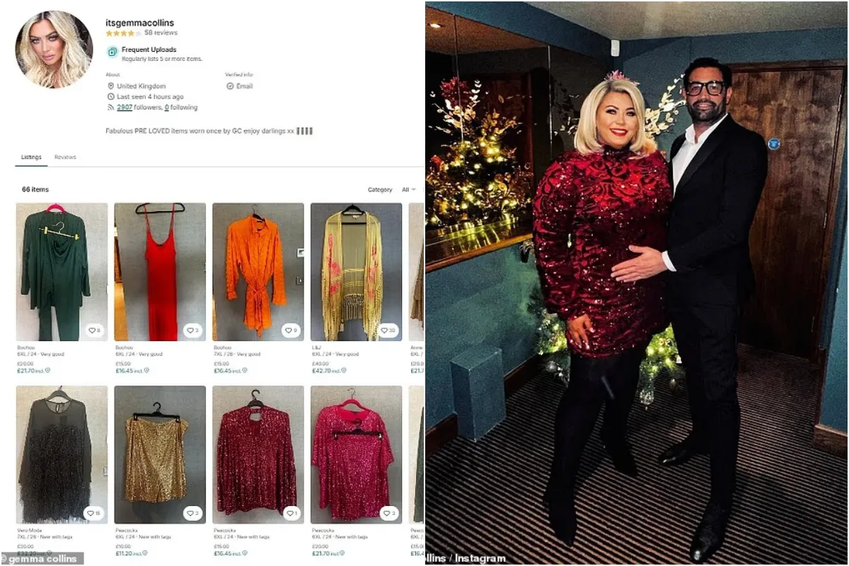 Gemma Collins reveals she is flogging her 'worn once' clo.thes on Vinted after losing two stone on weight loss jab Mounjaro ngocc