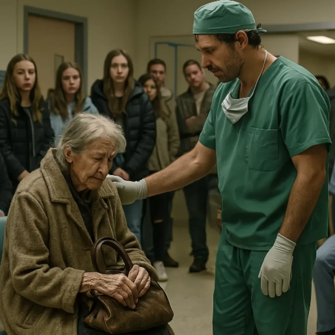 Hospital Laughter Silenced When Surgeon Spoke to Old Woman