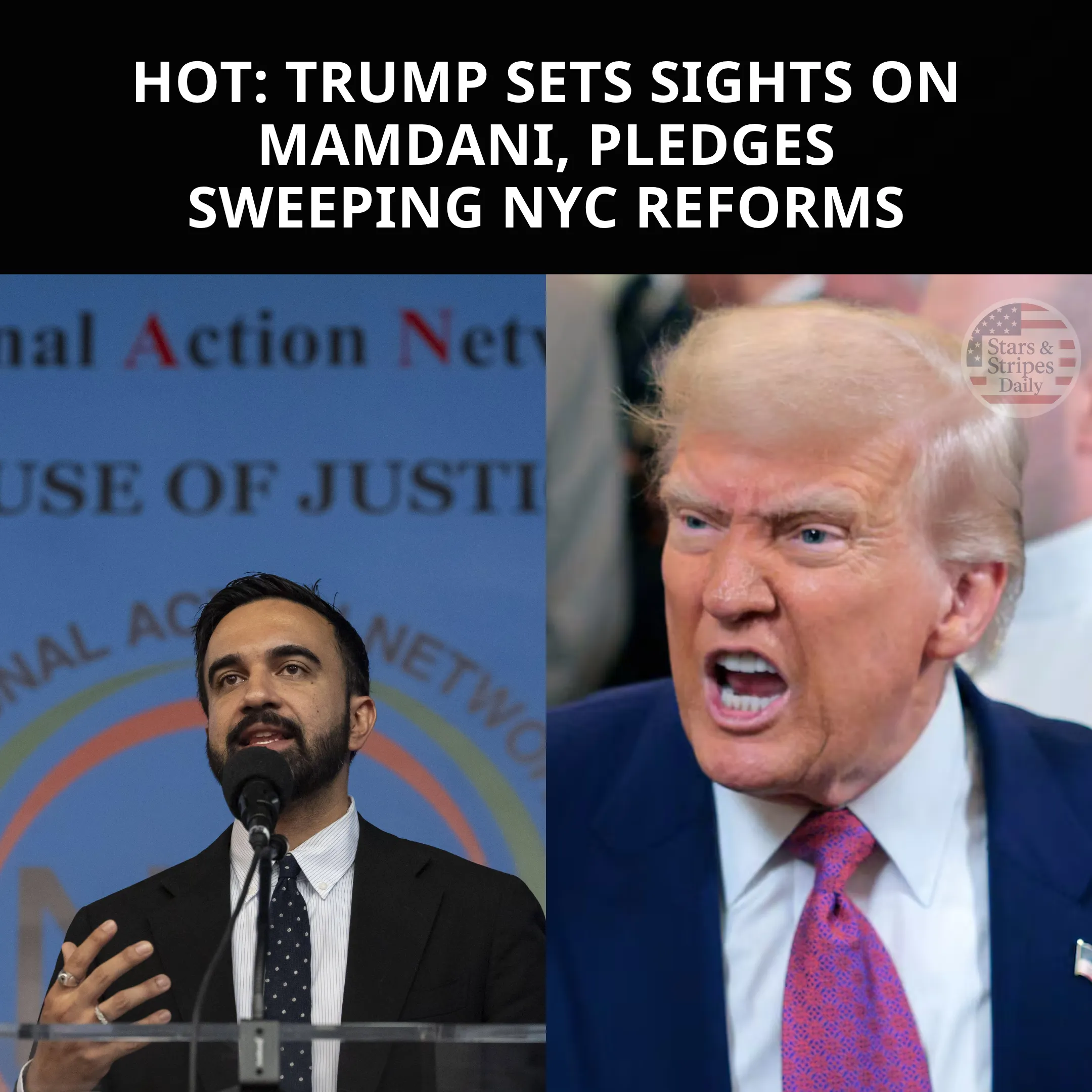Trump Targets Mamdani, Vows NYC Overhaul
