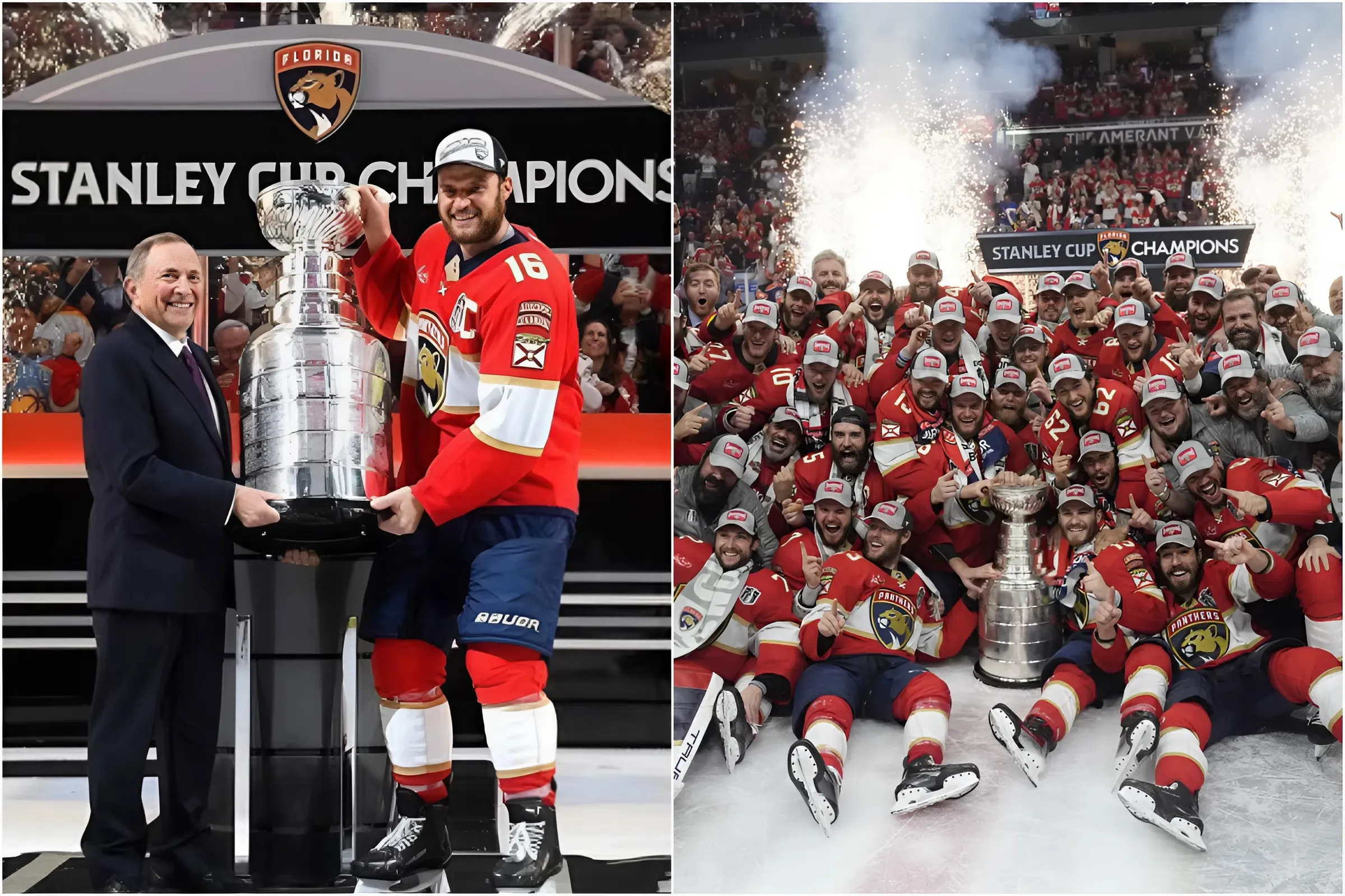 Sam Reinhart's Four-Goal Masterclass Leads Florida Panthers to Back-to-Back Stanley Cup Wins! trucc