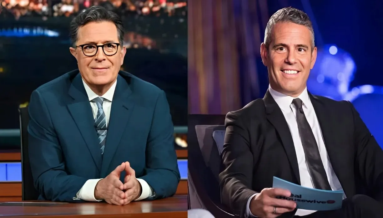 Andy Cohen was shocked to hear that Stephen Colbert was ending his late-night show: "I can't believe CBS turned off the lights at 11:30!" - lulu