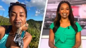 PP1. TV presenter with Māori face tattoo hits back at cruel trolls