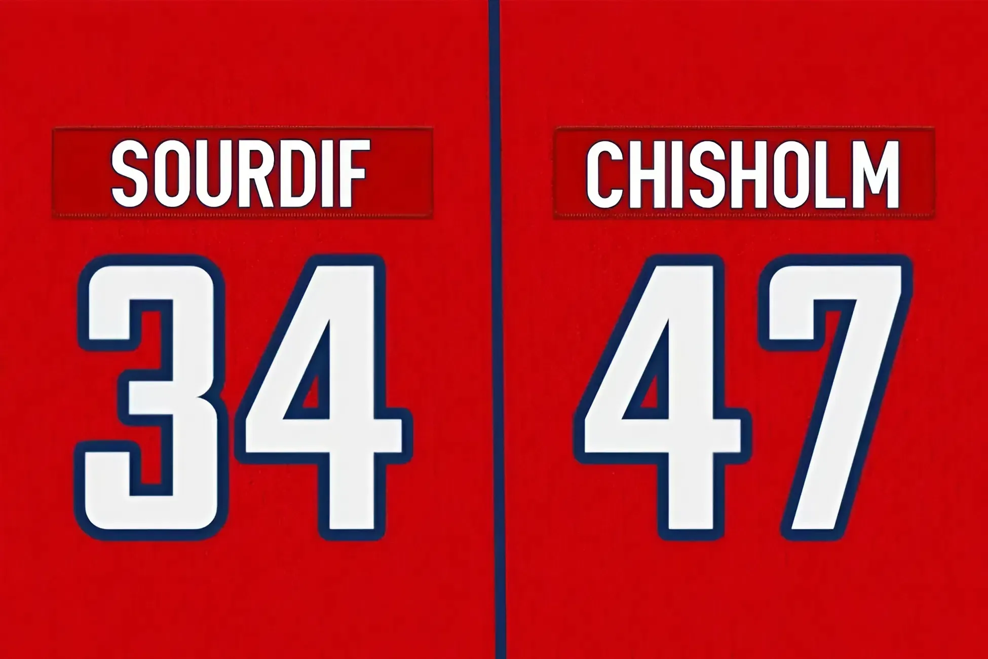 Justin Sourdif and Declan Chisholm Assigned Jersey Numbers with the Capitals trucc