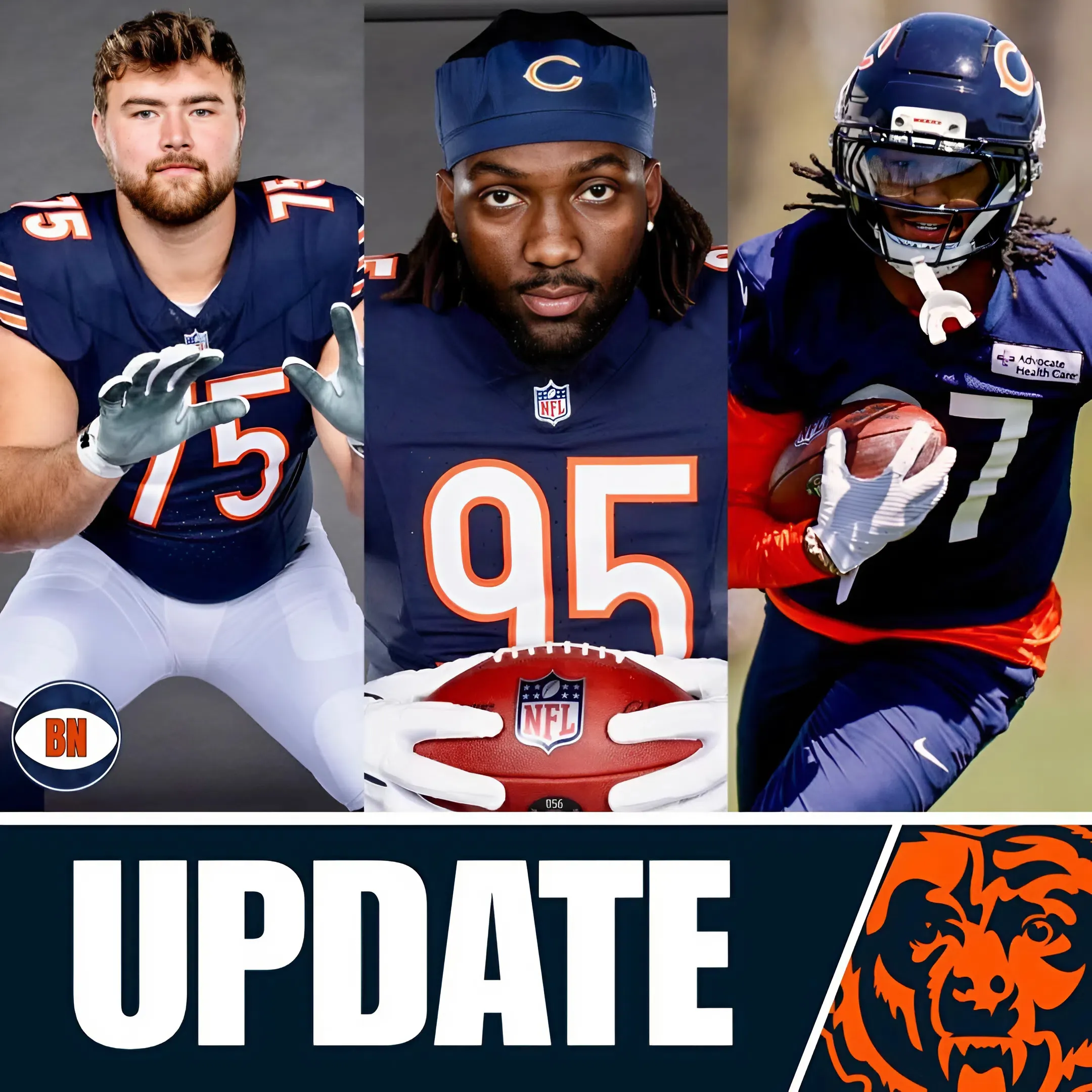 Chicago Bears officially sign pair of second-round picks