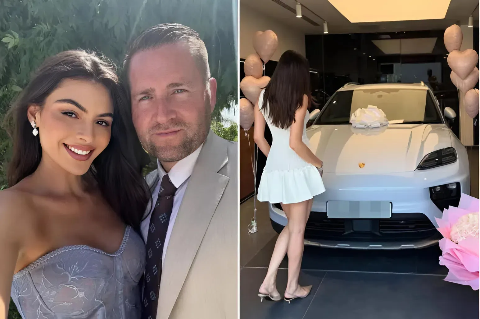 Love Island’s Nathalia reveals millionaire boyfriend splashed out on £97k Porsche as she shows off new car and 100 roses