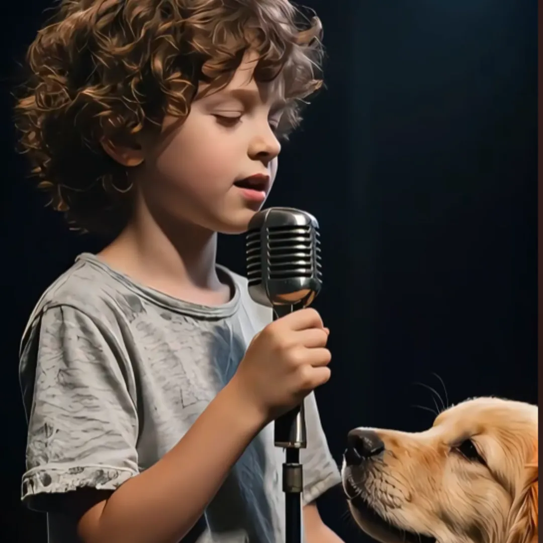 The 9-Year-Old Street Boy and His Stray Dog Bring AGT to Tears with a Song of Survival