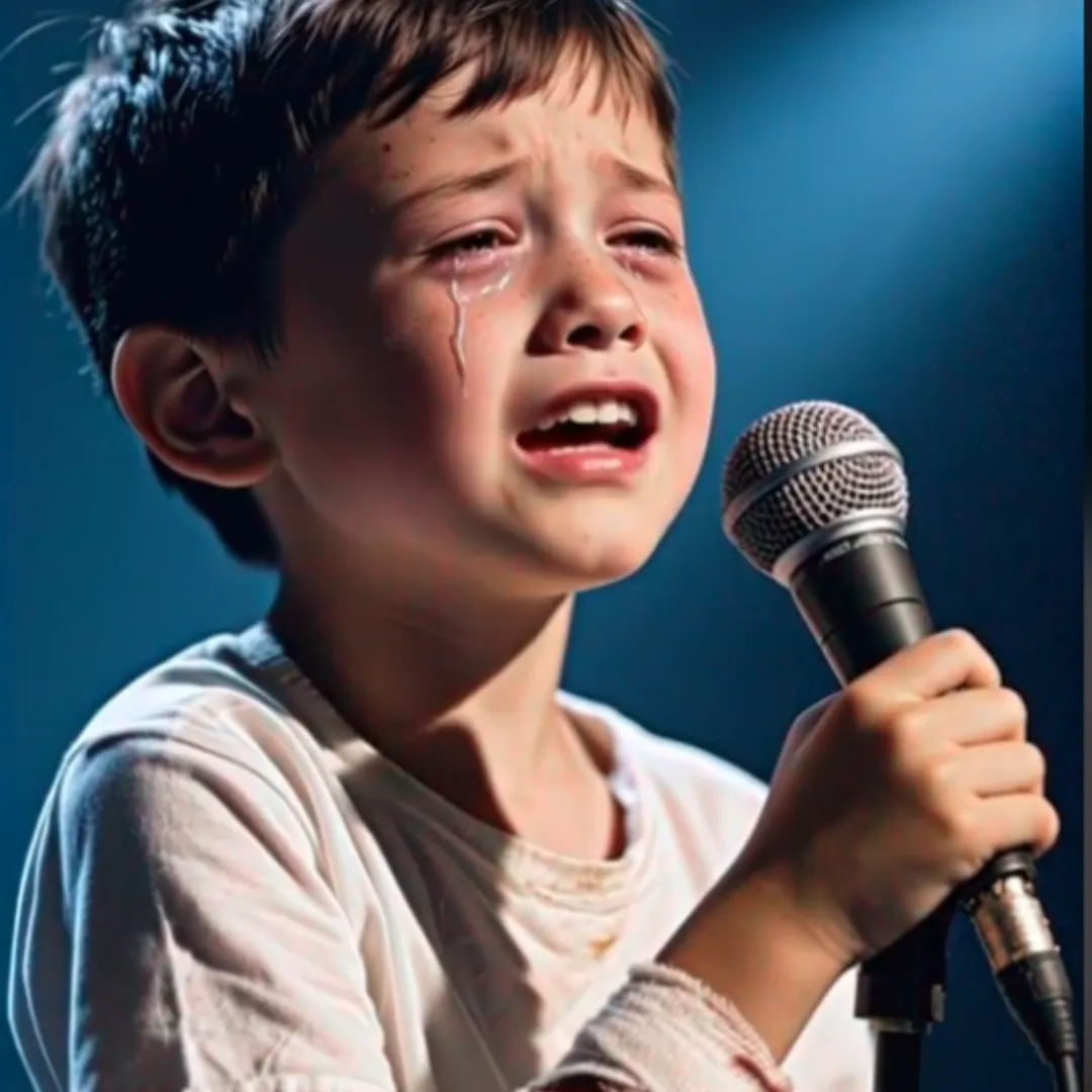 The Boy Covered in Bandages Sings Alone for the Father He Lost in the Crash