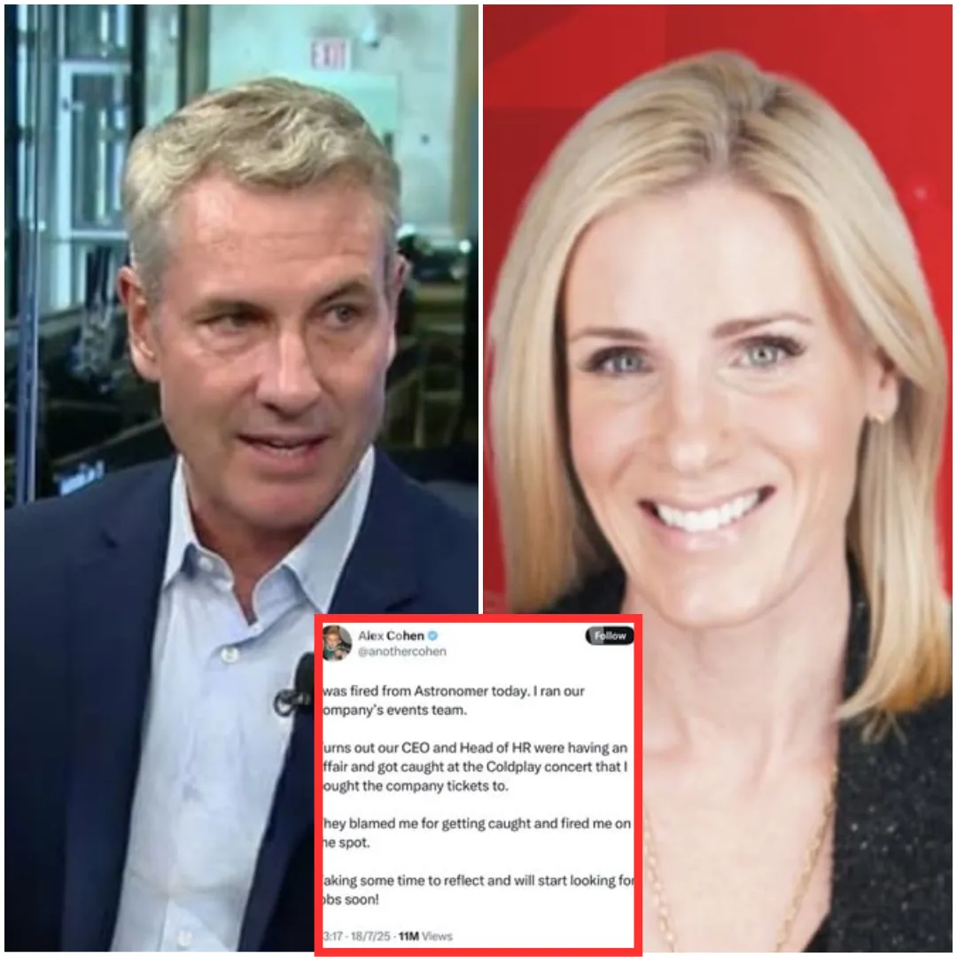 "They FIRED me for seeing what I wasn’t supposed to see." - Astronomer employee EXPOSES secret Coldplay concert affair between CEO Andy Byron and HR boss Kristin Cabot