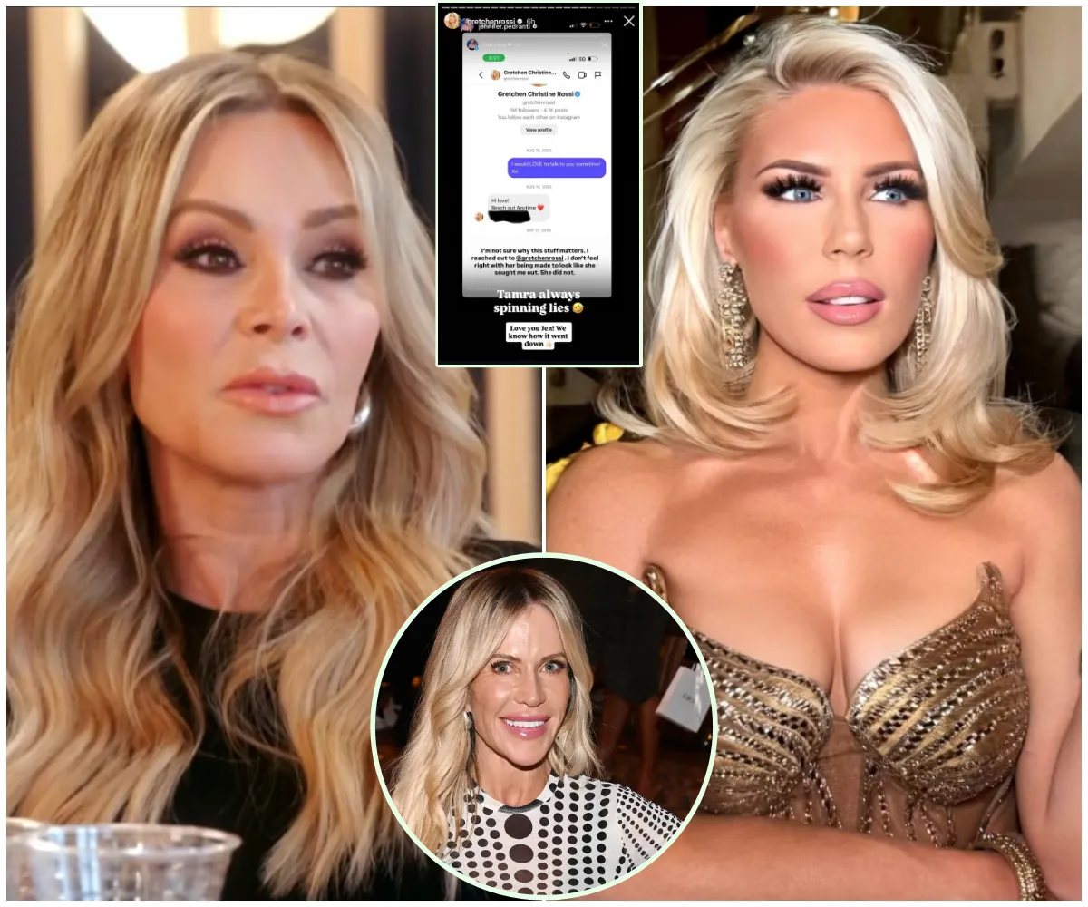 Jennifer Pedranti leaks private DMs with Gretchen Rossi as Gretchen blasts Tamra Judge for “spinning lies” and Tamra fires back with her own receipts while Braunwyn and Alexis Bellino jump into the feud that’s blowing up before .. - suong