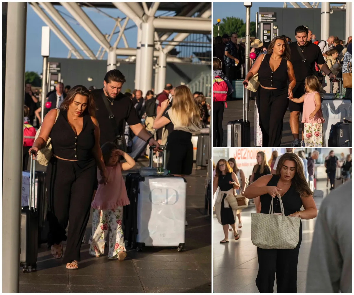 “She’s just following her heart” – Lauren Goodger confirms she’s back with ex Charles Drury as they’re spotted jetting off on family holiday with daughter Larose after months of secret dates, spa getaways, and public reunion rumours - suong