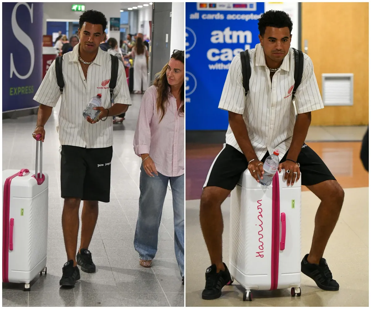 “I only want you” – Love Island’s Harrison arrives back in the UK after quitting the villa amid messy love triangle with Toni and Lauren… but fans stunned as loyal Lauren is nowhere to be seen at the airport reunion - suong