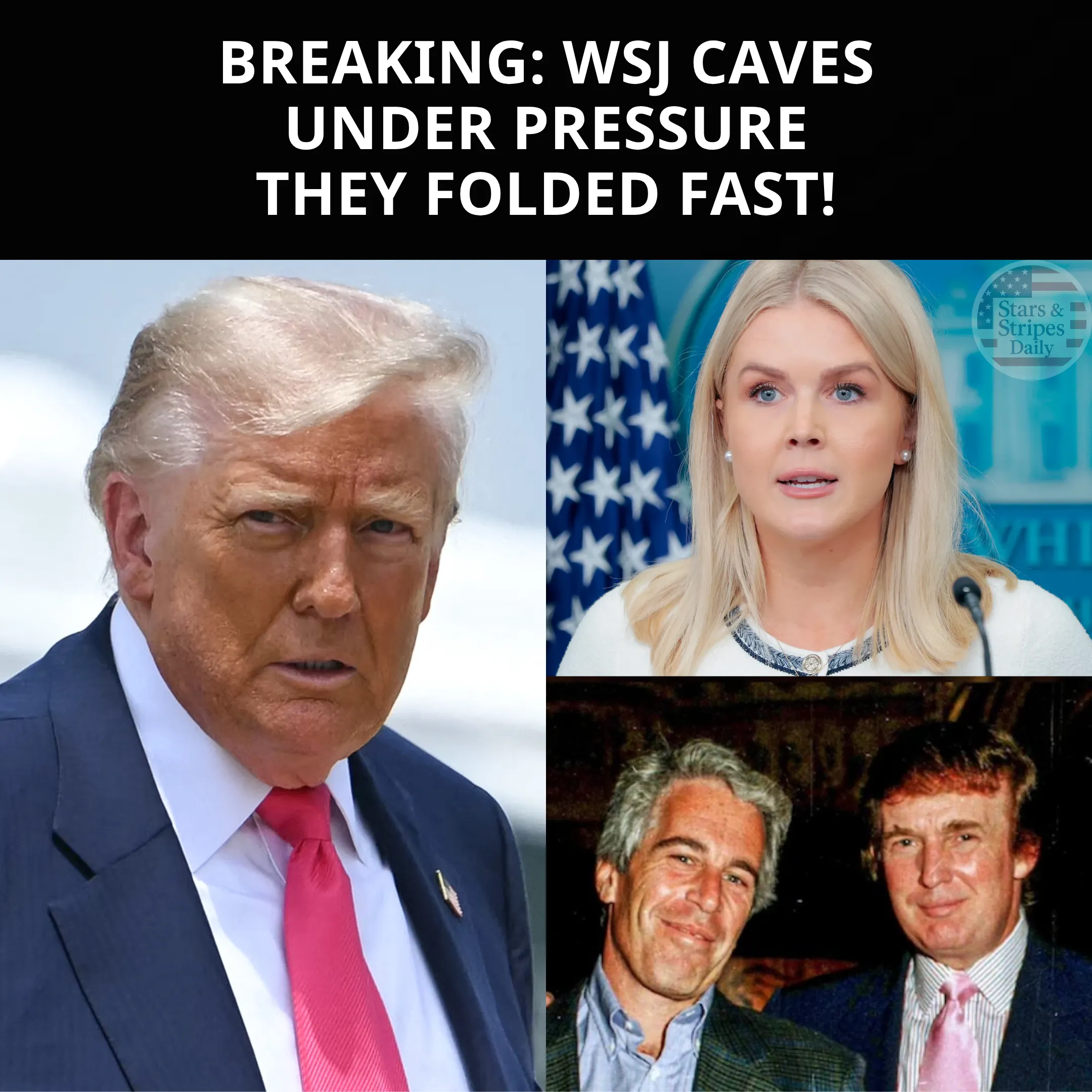 Wall Street Journal Retreats as Trump Gains Ground in Epstein Files Controversy