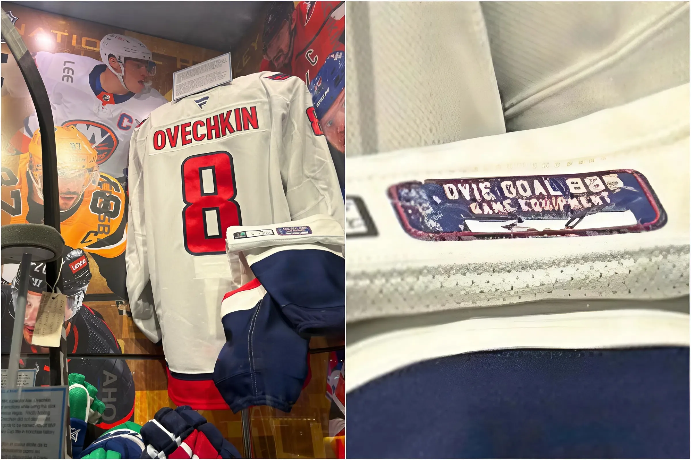 Alex Ovechkin’s Historic 895th Goal Gear Inducted into Hockey Hall of Fame trucc