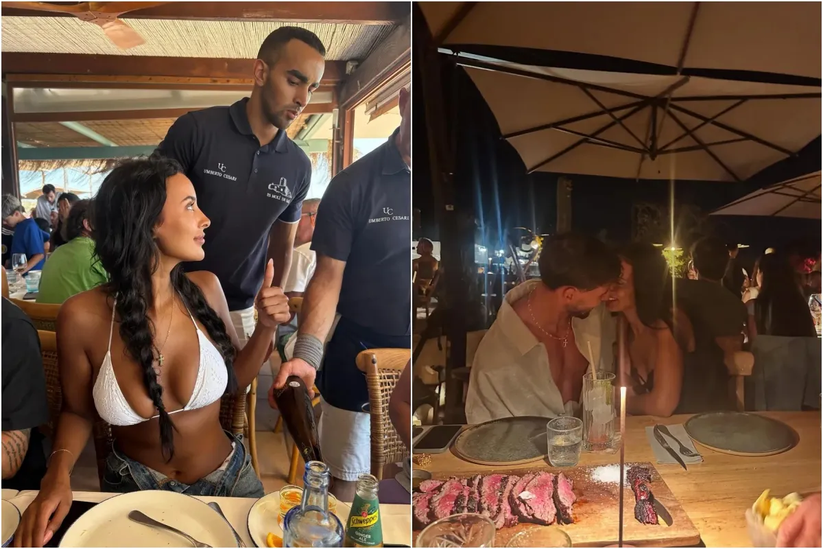 Maya Jama kisses footballer boyfriend on romantic holiday and shows off her stunning bikini body ngocc