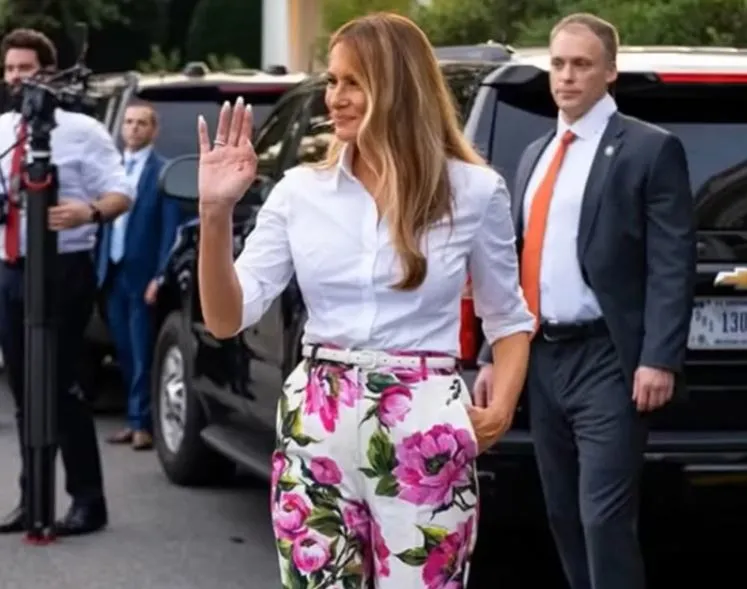 Melania Trump’s latest look