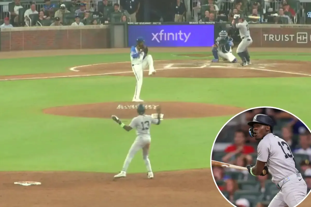 Yankees’ Jazz Chisholm’s pitching signals lead to spat with Braves’ Eddie Perez
