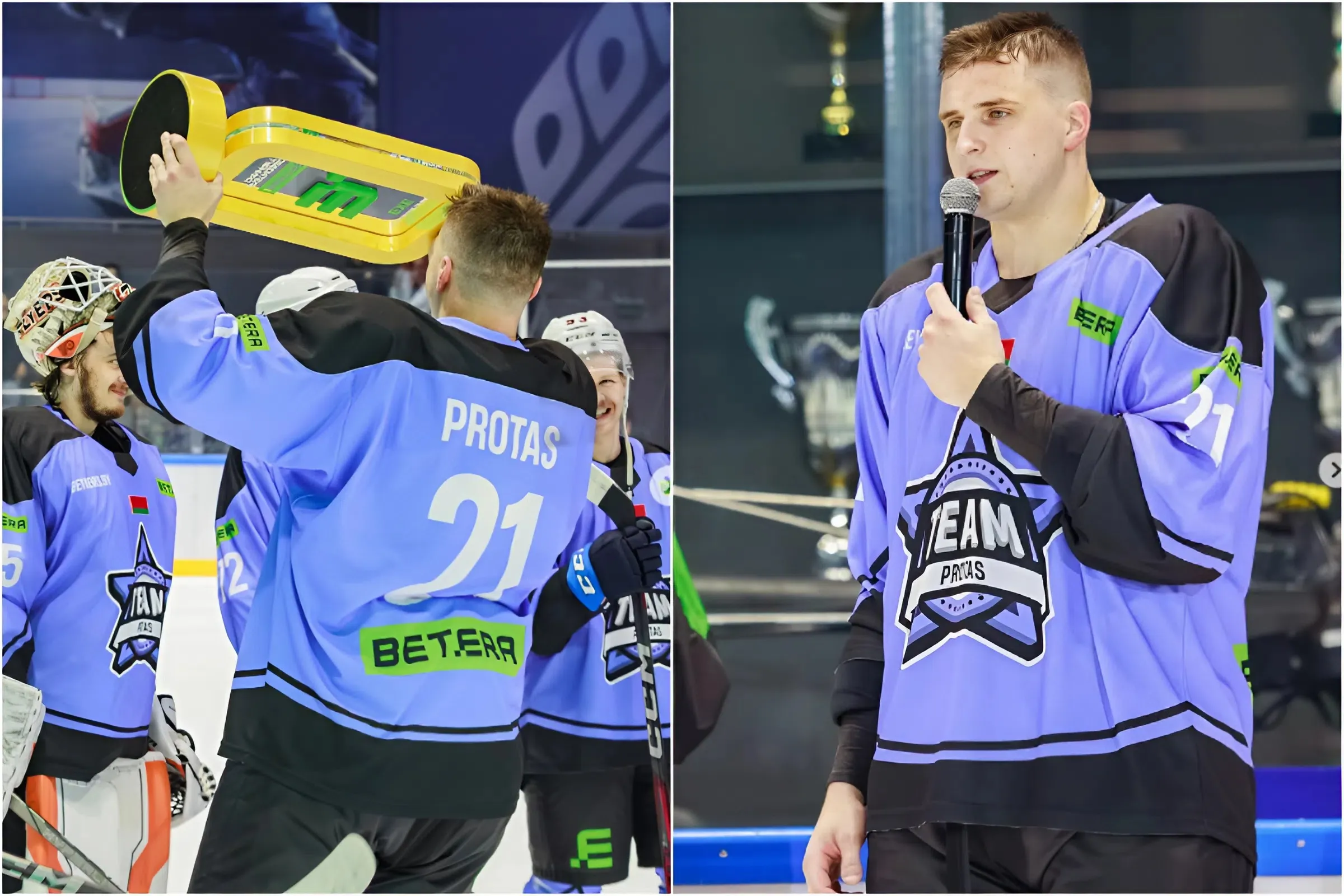 Aliaksei Protas and Ilya Protas Join Belarusian NHL Stars for 3-on-3 Charity Showdown trucc
