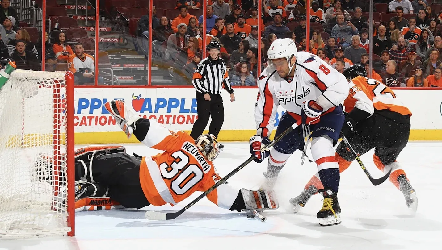 Flyers defenseman Egor Zamula on having to defend Alex Ovechkin: ‘His shots break bones, legs. It is difficult to find a way to contain him.’