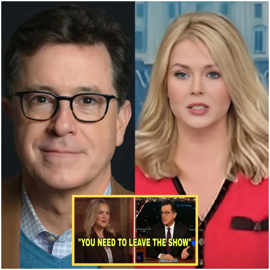 The Night the Late Show Went Silent: Did Karoline Leavitt’s Unseen Strike Halt Stephen Colbert?