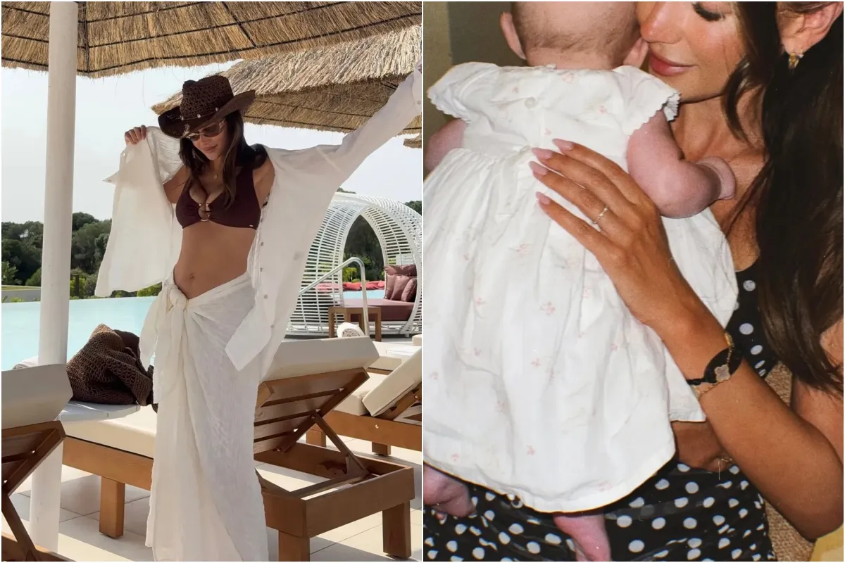Michelle Keegan shows off incredible body just four months after giving birth as she strips down to bikini ngocc